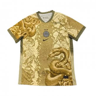 Maglia Inter Special 2025-2026 Oro Thailandia