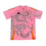 Maglia Real Madrid Dragon 2025-2026 Rosa Thailandia