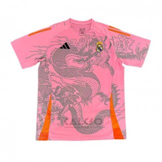 Maglia Real Madrid Dragon 2025-2026 Rosa Thailandia