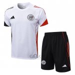Tuta da Track Ajax Manica Corta 2025-2026 Bianco - Pantaloncini