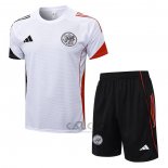 Tuta da Track Ajax Manica Corta 2025-2026 Bianco - Pantaloncini