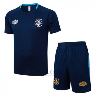 Tuta da Track Gremio Manica Corta 2025-2026 Blu Scuro - Pantaloncini