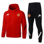 Tuta da Track Manchester United 2025-2026 Rosso