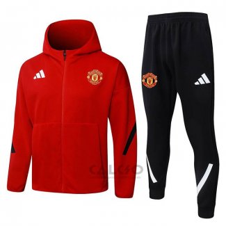 Tuta da Track Manchester United 2025-2026 Rosso