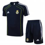 Tuta da Track Real Madrid Manica Corta 2025-2026 Blu - Pantaloncini