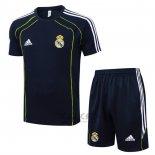 Tuta da Track Real Madrid Manica Corta 2025-2026 Blu - Pantaloncini