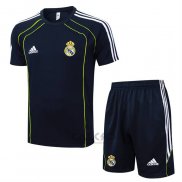 Tuta da Track Real Madrid Manica Corta 2025-2026 Blu - Pantaloncini