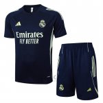 Tuta da Track Real Madrid Manica Corta 2025-2026 Blu - Pantaloncini