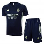Tuta da Track Real Madrid Manica Corta 2025-2026 Blu - Pantaloncini