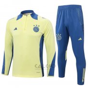 Tuta da Track di Felpa Ajax 2024-2025 Giallo