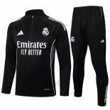 Tuta da Track di Felpa Real Madrid 2025-2026 Nero
