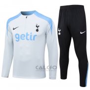 Tuta da Track di Felpa Tottenham Hotspur 2024-2025 Grigio