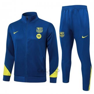 Tuta da Track di Giacca FC Barcellona Bambino 2026-2027 Blu Giallo