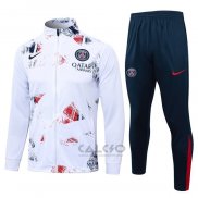 Tuta da Track di Giacca Paris Saint-Germain Bambino 2024-2025 Bianco