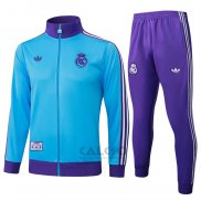 Tuta da Track di Giacca Real Madrid 2025-2026 Blu