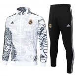 Tuta da Track di Giacca Real Madrid Dragon 2024-2025 Bianco