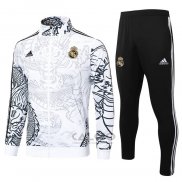 Tuta da Track di Giacca Real Madrid Dragon 2024-2025 Bianco