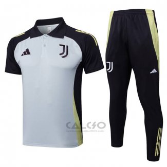 Conjunto Polo Juventus 2024-2025 Grigio
