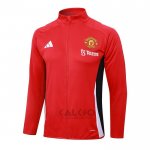Giacca Manchester United 2024-2025 Rosso
