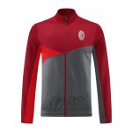 Giacca Milan 2024-2025 Rosso Grigio