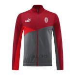 Giacca Milan 2024-2025 Rosso Grigio