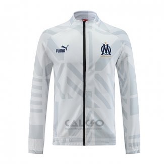 Giacca Olympique Marsiglia 2022-2023 Bianco