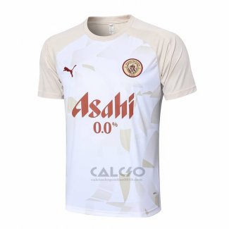Maglia Allenamento Manchester City 2024-2025 Giallo