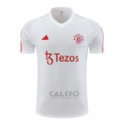Maglia Allenamento Manchester United 2023-2024 Bianco
