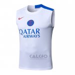 Maglia Allenamento Paris Saint-Germain Senza Maniche 2025-2026 Bianco