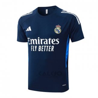Maglia Allenamento Real Madrid 2025-2026 Blu Bianco