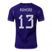 Maglia Argentina Giocatore Romero Away 2022