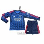 Maglia Arsenal Away Manica Lunga Bambino 2025-2026