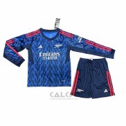 Maglia Arsenal Away Manica Lunga Bambino 2025-2026