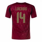 Maglia Belgio Giocatore Lukebakio Home 2024