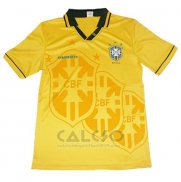 Maglia Brasile Commemorative Retro Giallo