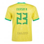 Maglia Brasile Giocatore Ederson M. Home 2022