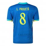 Maglia Brasile Giocatore L.paqueta Away 2024