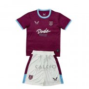 Maglia Burnley Home Bambino 2025-2026