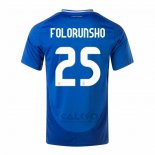 Maglia Italia Giocatore Folorunsho Home 2024-2025