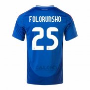 Maglia Italia Giocatore Folorunsho Home 2024-2025