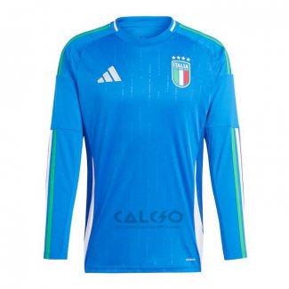 Maglia Italia Home Manica Lunga 2024-2025