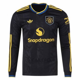 Maglia Manchester United Third Manica Lunga 2025-2026