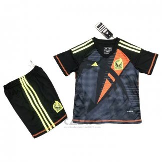 Maglia Messico Portiere Bambino 2024 Nero