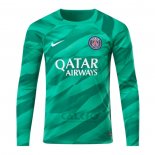 Maglia Paris Saint-Germain Portiere Manica Lunga 2023-2024 Verde