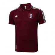 Maglia Polo Ajax 2025-2026 Rosso