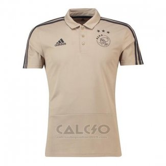 Maglia Polo Ajax 2018-2019 Oro