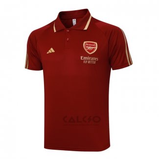 Maglia Polo Arsenal 2023-2024 Rosso