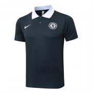Maglia Polo Chelsea 2025-2026 Grigio