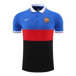 Maglia Polo FC Barcellona 2022-2023 Blu Rosso Nero