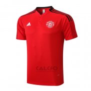 Maglia Polo Manchester United 2022-2023 Rosso